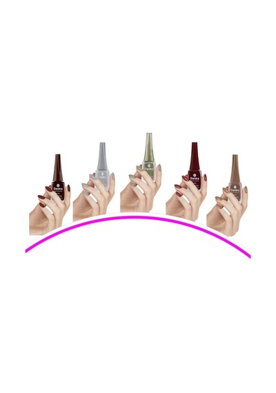 5 Adet Keratinli Besleyici Oje 14 Ml Set12 00