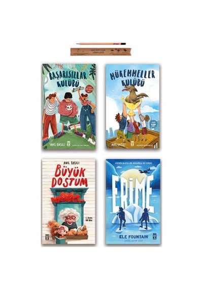 Timaş İlk Gençlik Mükemmeller Kulübü - Başarısızlar Kulübü - Büyük Dostum - Erime Set 4 Kitap