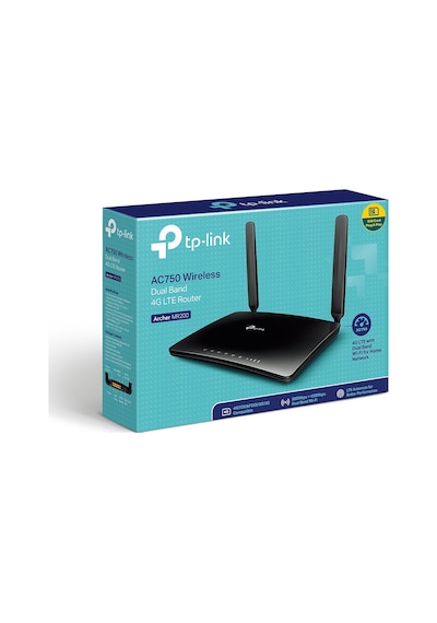 Tp-lınk Archer Mr200, Ac750, 4port, 750mbps, Dual Band Wifi, Masaüstü, Lte Micro Sim Kart Takılabilir 3g-4g Destekli Router