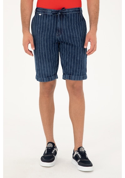 U.s. Polo Assn. Erkek Mavi Şort Jean 50289295-dn0022 Mıd Blue