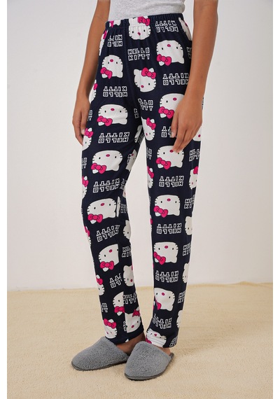 Bigdart 4323 Desenli Pijama Altı - A. Lacivert