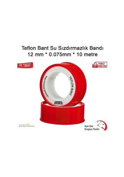 Teflon Bant Su Sızdırmazlık Bandı 12 Mm * 10 Metre (532704399)