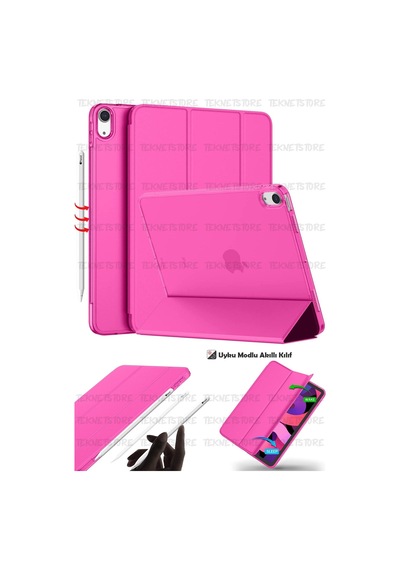 Apple Uyumlu iPad 10. Nesil 2022 10.9 Inç Tablet Flip Smart Standlı Akıllı Kılıf Smart Cover Kılıf