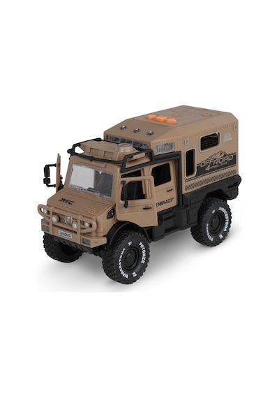 Vardem Kutulu Sürtmeli Işıklı Müzikli Off-road Lüks Araba - Kahverengi