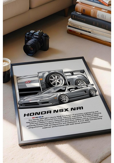 Nsx Na1 Çerçeveli Tablo - Honda Car Poster