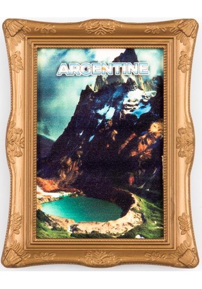 Arjantin Temalı Ayaklı Çerçeveli Magnet