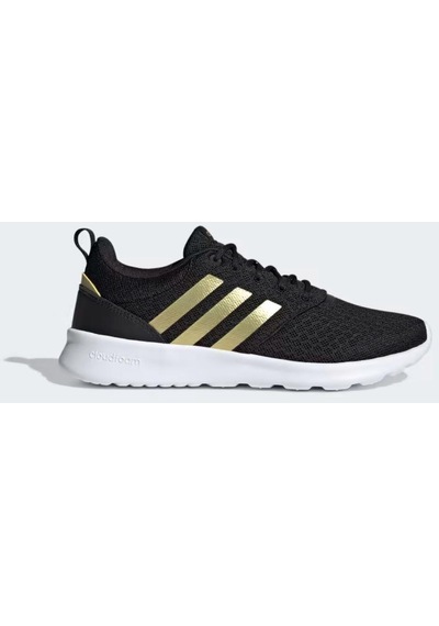 Adidas Qt Racer 2.0 Siyah Gold Detay Kadın Sneaker Koşu Yürüyüş Günlük Spor Ayakkabısı H05800 Siyah