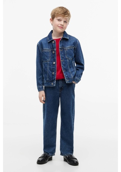 Tommy Hilfiger Kız Çocuk Ceket Ks0ks00753 Mavi