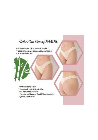 Angbutik G-box 936 Bayan Bambu 3'lü String Ten