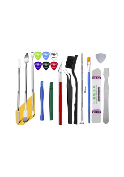 Çok Amaçlı Bilgisayar Tv Notebook Laptop Tablet Telefon Pc Metal Sökme Çubuk Spatula Pena Tamir Onarım Seti01