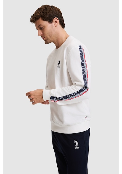 U.S. Polo Assn. Erkek Beyaz Pijama Takımı 50333238 Vr013