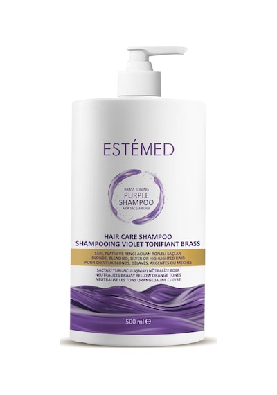 Estemed Turunculaşma Karşıtı Mor Saç Bakım Şampuan & Brass Toning Purple Shampoo 500ml