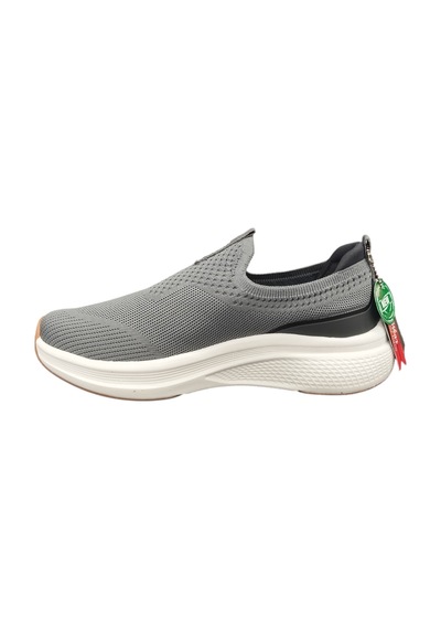 Wickers 3005m Erkek Triko Bağcıksız Ortopedik Günlük Sneaker Yürüyüş Ayakkabı Füme