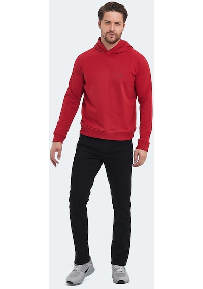 Slazenger KICKER IN Erkek Sweatshirt Kırmızı