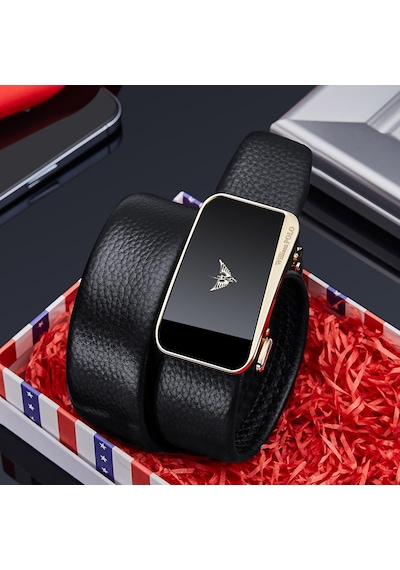 Williampolo Prestige Seri Lüks Hakiki Deri Erkek Kemer Gold