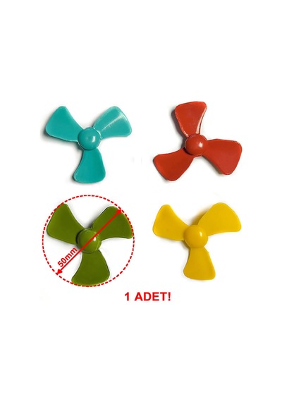 50mm 3 Kanat Pervane Oyuncak Pervane Rüzgar Gülü Su Botu Rc Dıy Motor Propeller