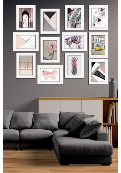 Modern Style 12 Parçalı Mdf Tablo Mck033 Çok Renkli - 713703765 Çok Renkli