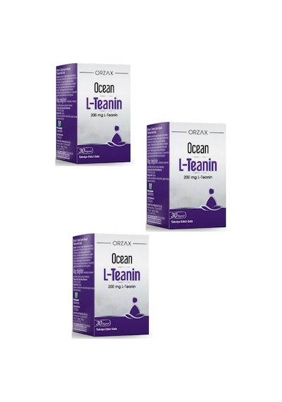 Ocean L-teanin 200mg 30 Kapsül 3 Adet