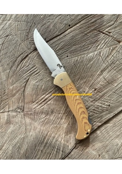 Dmr 4116n Çakı Özel Çelik Çakı Cep Çakısı Kamp Çakısı Carbon Çelik 19cm Sarı