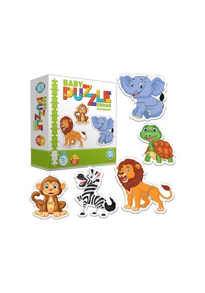 Baby Puzzle Orman Hayvanları 3 Adet