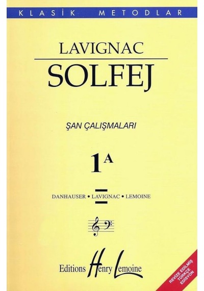 029-Pmem3800 Lavignac Klasik Metodlar Solfej 1A