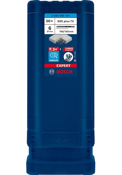 Bosch Expert 6x165 Mm 50 Lu Yeni Sds Plus-7x Matkap Ucu 2608900191