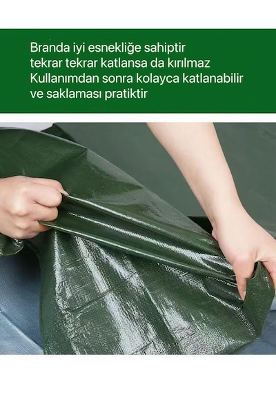 Su Geçirmez Çadır Altı Zemin Brandası Dayanıklı 3 X 2 Metre