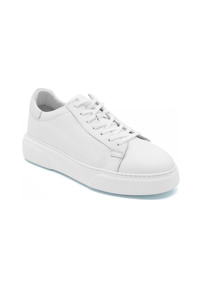 Makras Exclusive 777 Erkek Deri Sneaker Ayakkabı Beyaz