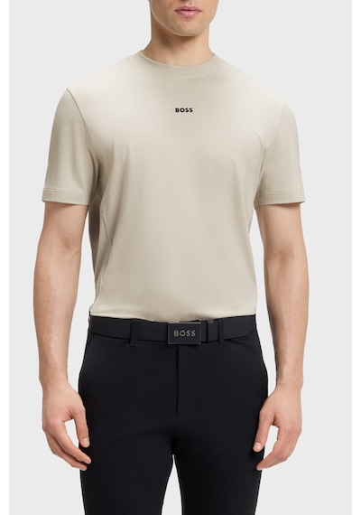 Boss Logolu Relaxed Fit Bisiklet Yaka T Shirt Erkek T Shirt 50564108 272 Bej