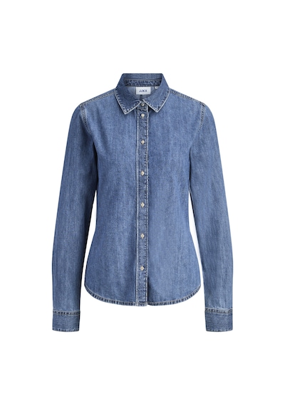 Jack & Jones Kadin Denim Gömlek - Rose - 12289687 Medium Blue Denim Jack & Jones Kadin Denim Gömlek - Rose - 12289687 Medium Blue Denim