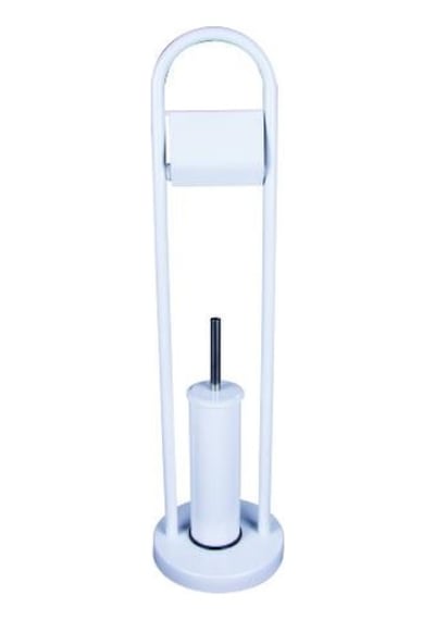 Maxiflow Klozet Fırça & Kağıtlık Ayaklı Set 80cm Beyaz Diğer