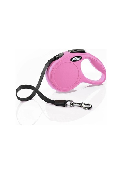 Flexi New Classic Xs Otomatik Tasma 3 Mt Şerit Pembe