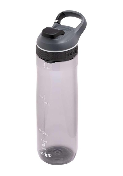Contigo Cortland Tren Tek El Bas İç Kapaklı Su Matarası 720ml 2191388 - Füme