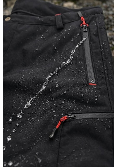 Vatan Tekstil İçi Polarlı Kışlık Softshell Rüzgar Geçirmez Su İtici Kumaş Erkek Motorcu Pantolonu