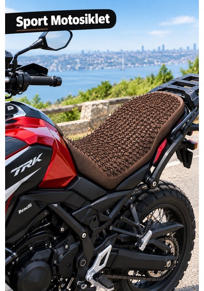 Arkado Motosiklet Sele Matı Kahverengi 10 Adet