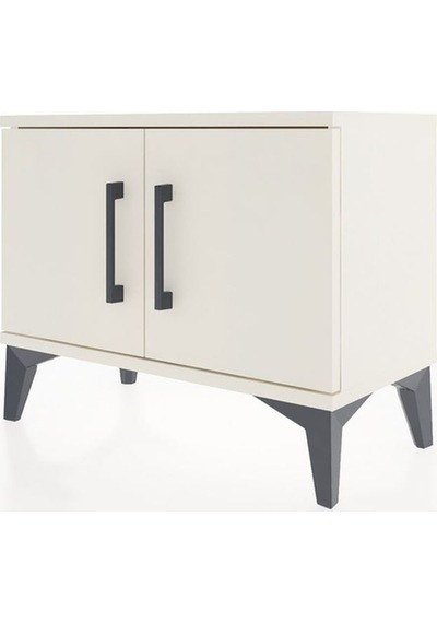 Arges Komodin Tek Raflı 2 Kapaklı 60x30x48 Aytaşı-aytaşı Aytaşı