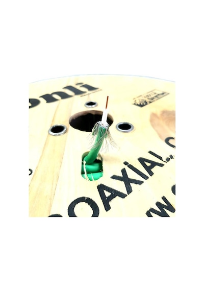 Onli Rg6U6 Yeşil Anten Kablosu 500 Metre 80 Tel