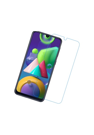 Samsung Uyumlu Galaxy M21 Kırılmaz Ekran Koruyucu Temperli Cam