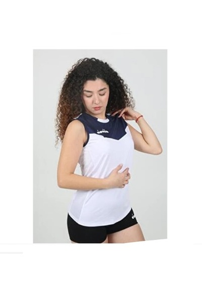 Diadora Elens Kadın Voleybol Tişört Kolsuz Beyaz