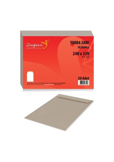 Zarfsan Torba Zarf 24x32 90 Gr Imitasyon Kraft 50 Adet
