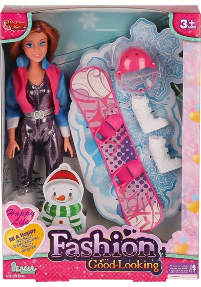 Wg-66730-66731 Aksesuarlı Kayakçı Bebek 29 Cm -vardem Oyuncak