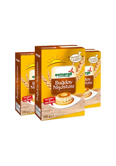 Esmergil Buğday Nişastası 3'lü Paket 3 x 200 Gr