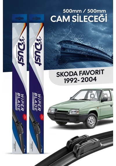 Skoda Favorit Silecek Takımı 1992-2004 Uyumlu 500mm/500mm
