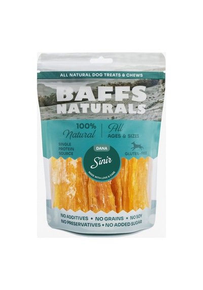 Baffs Naturals Dana Sinir Çiğnemelik Köpek Ödül Maması 100 G - 7 Adet Tarı