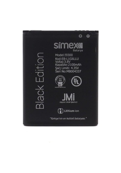 Simex Samsung Uyumlu I9300 EB-L1G6LLU Batarya SBT-01