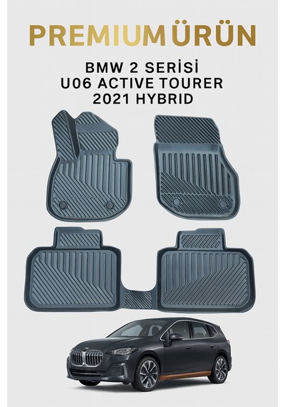 Bmw 2 Serisi U06 2021 Hybrid + Uyumlu 3d Oto Paspas Premium
