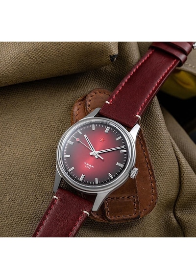 Red Star 8598g-d Kurmalı Tongji Mekanizmalı Erkek Kol Saati Gri