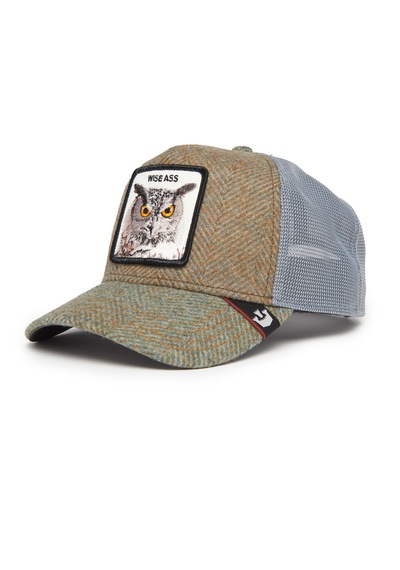Goorin Bros. Moon Owl Baykuş Figürlü Şapka 101-1485 Yeşil - Gri
