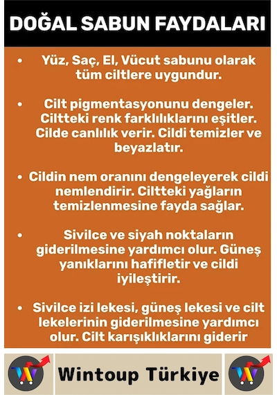 Katısabun %100 Doğal Bitkisel El Yüz Saç Vücut Cilt İçin Organik Isırgan Sabunu 120 Gram Karışık