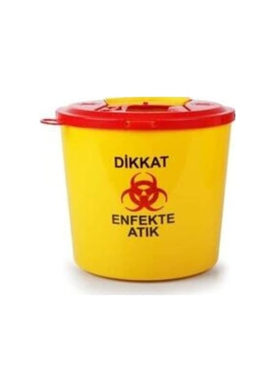 Tıbbi Atık Çöp Kovası 10 Lt 5 Adet Genel
